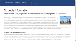 Desktop Screenshot of informationstlouis.com