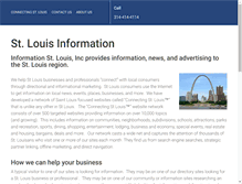 Tablet Screenshot of informationstlouis.com